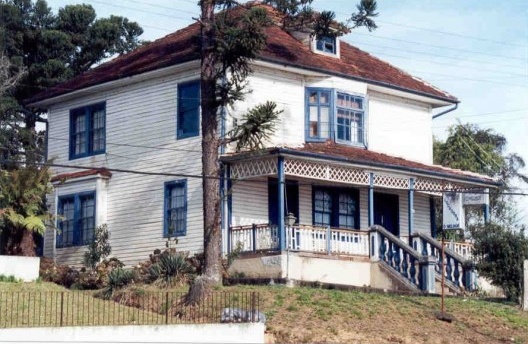 Casa em Canoinhas SC. Construída com tábuas horizontais