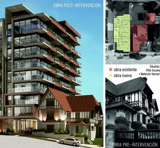 Edificio anexado a la villa Susuky