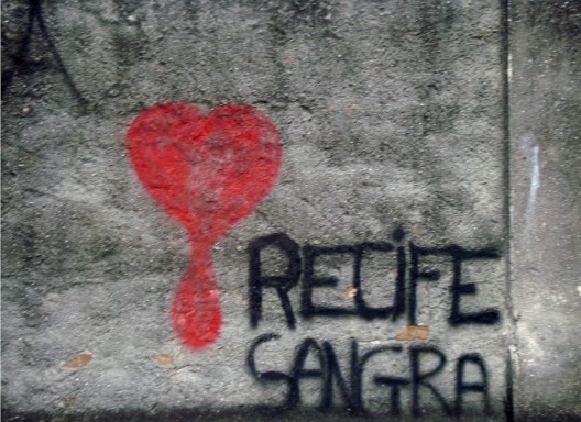 Inscrições no muro que fechavam o Cais Estelita, 2015