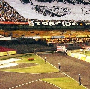 Santos jogando no Morumbi