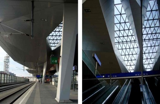 Nova Estação Central de Viena (Wiener Hauptbahnhof)