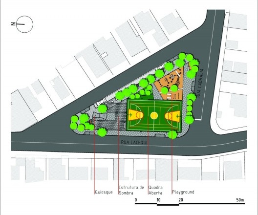 Planta Praça Clau Gomes