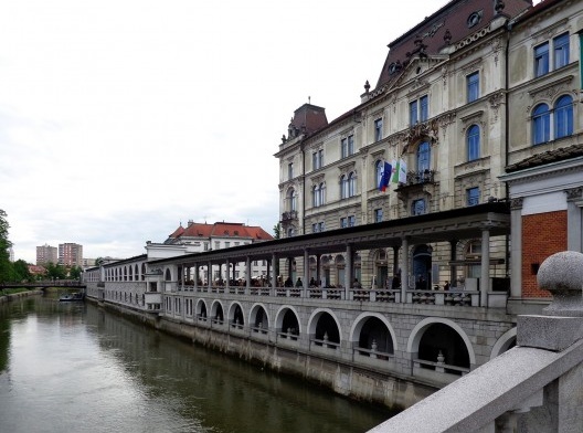 Mercado de Ljubljana: colunata