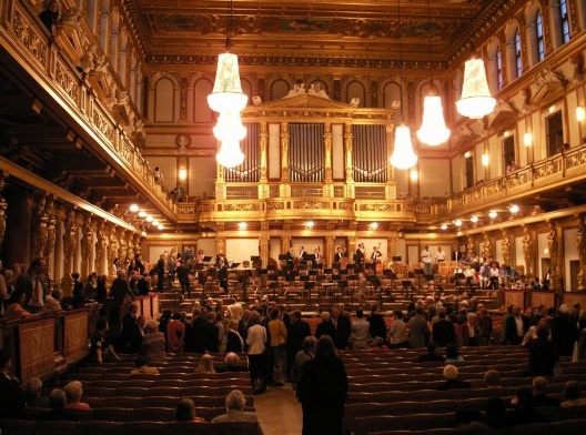 Sala dourada, Musikverein, Vienna, maio 2006
