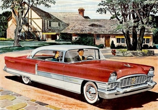 Anúncio do carro “The New Packard”, detalhe