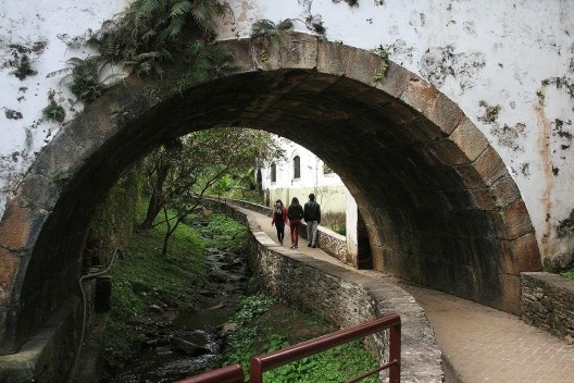 A ponte dos Contos em registro recente, Ouro Preto MG