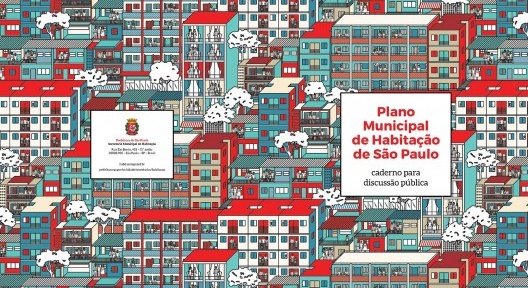 Plano Municipal de Habitação de São Paulo: caderno para discussão pública, capa, publicação da Sehab/PMSP, 2016