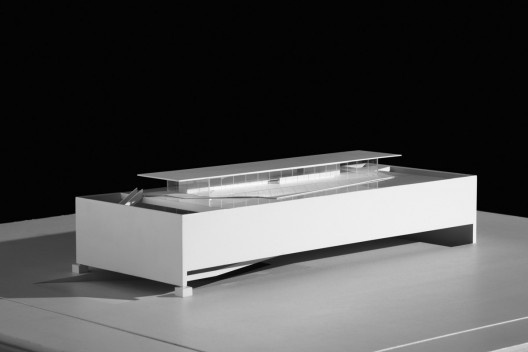 Exposição “Três pavilhões de Sérgio Bernardes”, maquete do Pavilhão do Brasil, Expo Sevilha 1992. Arquitetos Alvaro Puntoni, Angelo Bucci e João Oswaldo Villela (não construído)