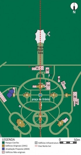 Praça Oscar Sala, implantação