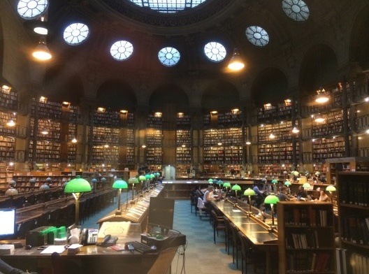 Salão Oval da Biblioteca Nacional, Paris, França