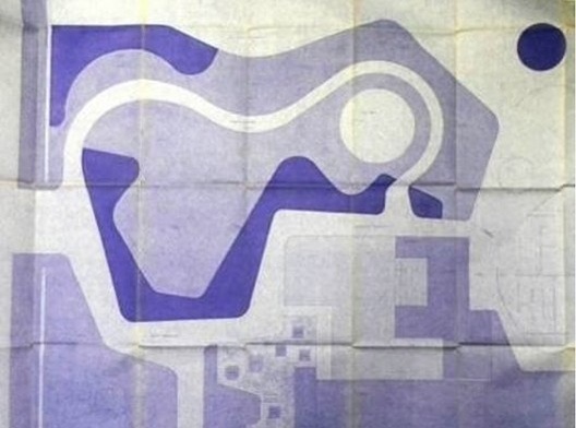 Projeto paisagístico de Burle Marx para a Residência José Egreja, do arquiteto Ruy Ohtake
