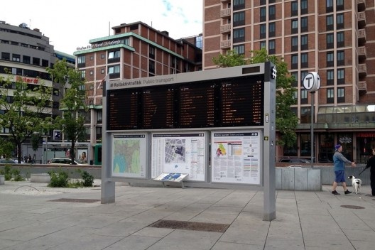 Mapa Geral da cidade, com informações em relevo