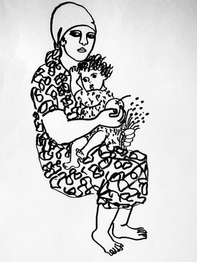 Desenho de Virginia Artigas