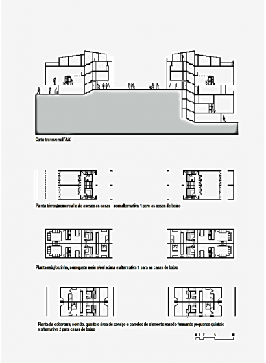 Projeto habitacional para Granja Ito, São Bernardo do Campo. Programa de Urbanização de Favelas, CDH, 1984/1986