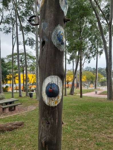 Parque Raul Seixas, parte da ludo-escultura de Elvira de Almeida, Itaquera, São Paulo SP Brasil