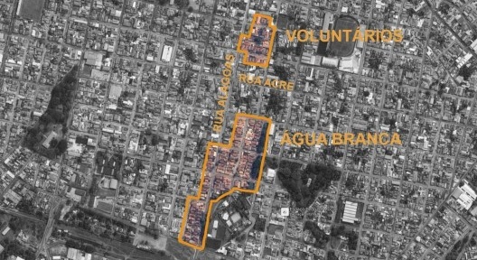 Conjuntos habitacionais Água Branca e Voluntários, implantação, Avaré SP, 1967–1968. Arquiteto Eugênio Monteferrante