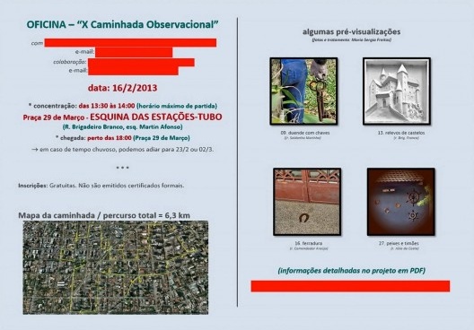 Exemplo de convite resumido para as COC