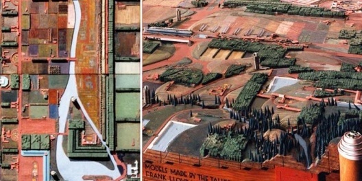 Broadacre City, detalhe da maquete