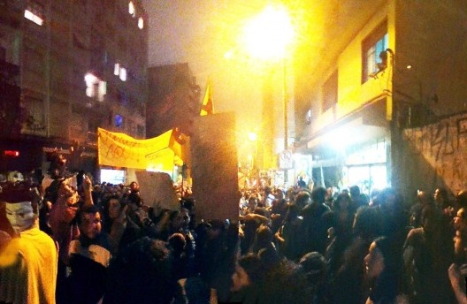 Manifestação em São Paulo, 13 de junho de 2013