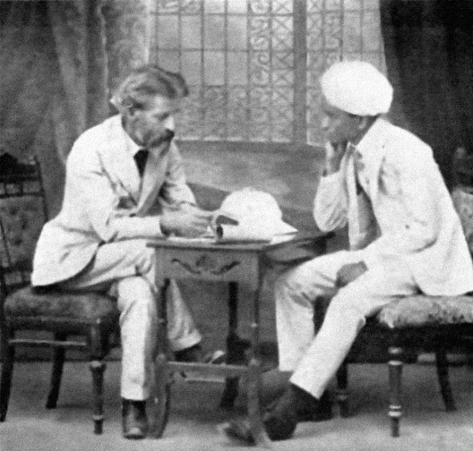 Patrick Geddes com estudantes de Bombay