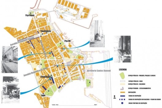 Mapa 3. Faixas de ocupação e pontos temporários de ocupação