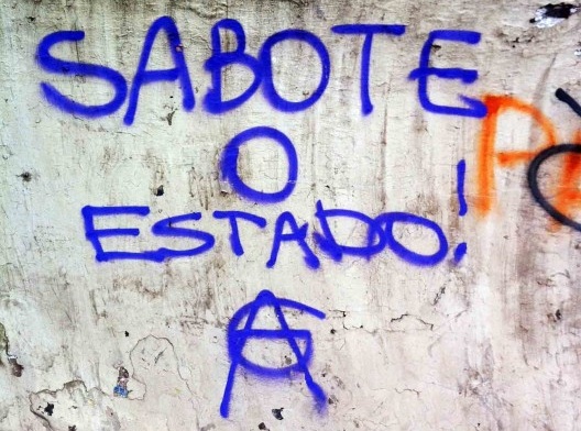 “Sabote o Estado”, Rua João Passalacqua, São Paulo