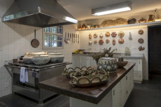Casa de Roberto Burle Marx, cozinha, Sítio Santo Antônio da Bica, atualmente Sítio Roberto Burle Marx