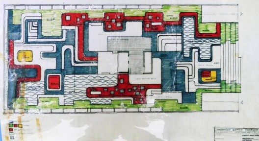 Projeto paisagístico de Burle Marx para o Edifício Promenade, do arquiteto Miguel Juliano