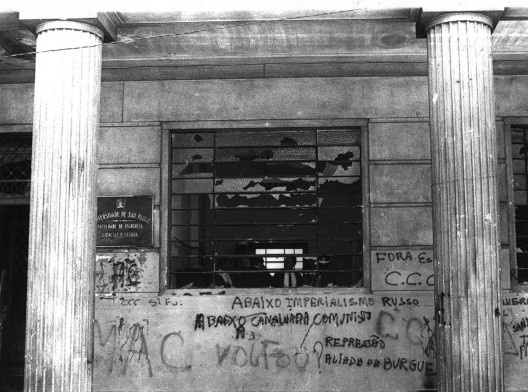 Faculdade de Filosofia, Ciências e Letras na rua Maria Antônia, conflitos políticos em 1968