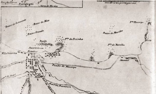 Carta Geográfica do Ceará, redigida a partir da carta manuscrita levantada em 1817 por Silva Paulet
