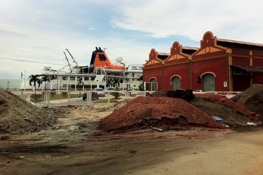 Obras na área portuária, centro do Rio de Janeiro