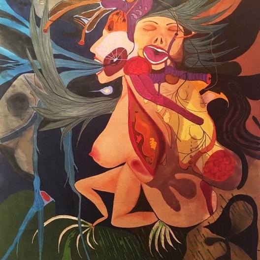 “O grito da Harpia”, detalhe, de Maria Augusta Pisani