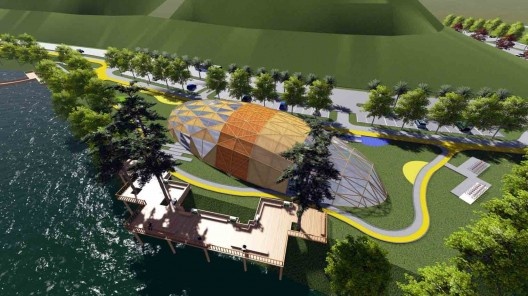 Requalificação do Parque Natural do Pedroso, edificação 01 e mirante. Projeto acadêmico de Arthur Ribeiro Molinari