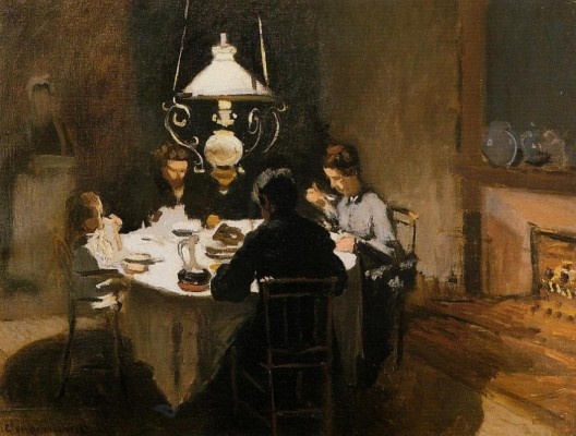Le dîner , Claude Monet, 1869