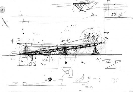 Croqui do cenário de Futebol