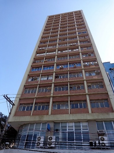 Edfício Rural Bank, fachada para a avenida Governador Bley, Vitória ES