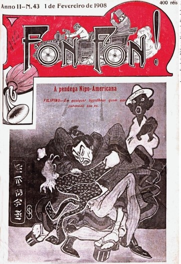 Capa da revista Fon-Fon!, n. 43, 1 fev. 1908
