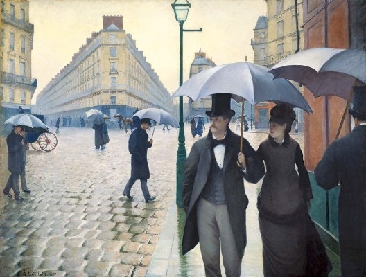 Gustave Caillebotte, “Rua de Paris com tempo chuvoso”, 1877