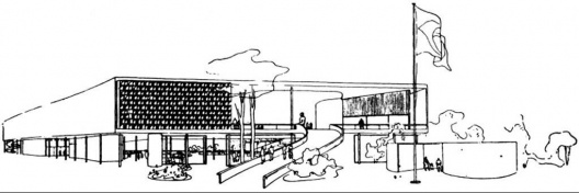 Oscar Niemeyer y Lúcio Costa, Pabellón de Brasil, New York, 1939