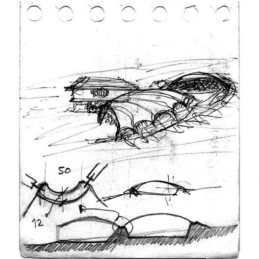 Casa 14 Bis, perspectiva. Arquiteto Pôla Pazzanese