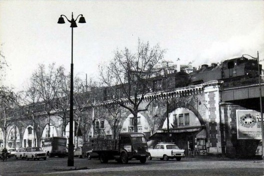 O viaduto em 1967