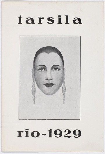 Capa do catálogo da exposição de Tarsila, anos 1920