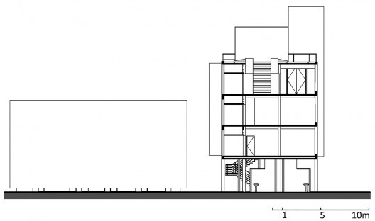 Instituto Vital Brazil, corte do projeto de revitalização, Niterói RJ, 1943. Engenheiro-arquiteto Álvaro Vital Brazil