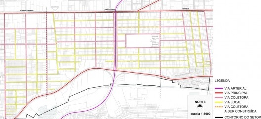 Mapa de hierarquia das vias