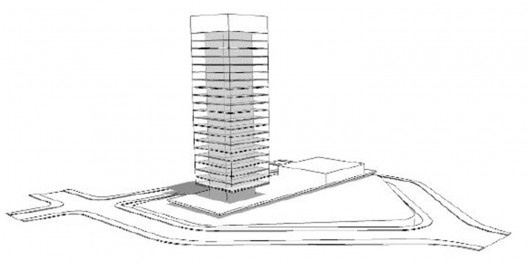 Assembleia de Minas Gerais, concurso de 1962. Proposta dos arquitetos Miguel Pereira e J.C. Paiva da Silva