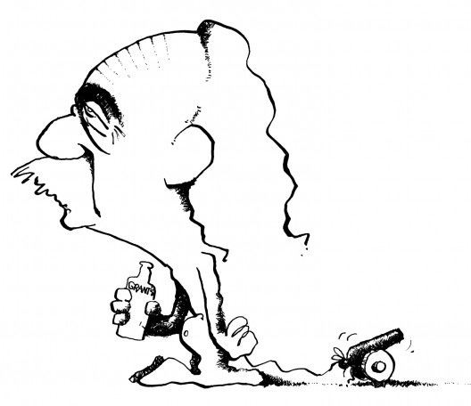 Caricatura de Luis Saia