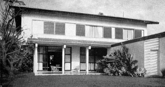 Residência Fábio Lima Verde Guimarães, São Paulo, 1970. Arquiteto Rodolpho Ortenblad Filho