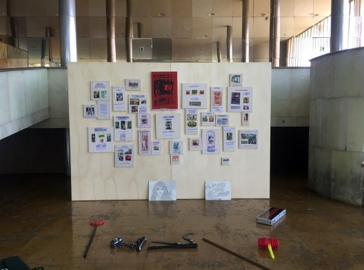 Painel Carne Quebrada, elaborado por Desali para a 7ª Bolsa Pampulha, 2019