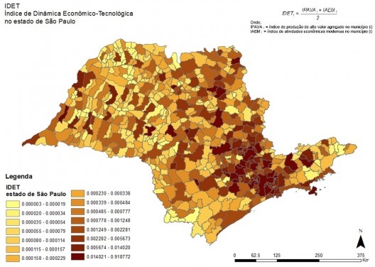 Índice de dinâmica econômico-tecnológica, 2018