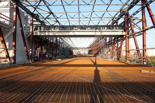 Museu Nacional dos Coches, construção do edifício, Lisboa. Arquiteto Paulo Mendes da Rocha, MMBB arquitetos e Bak Gordon arquitetos